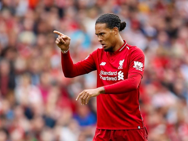 Liverpool defender Virgil van Dijk in action during his side's Premier League clash with West Ham United on August 12, 2018