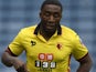 Brice Dja Djedje playing for Watford in the FA Cup in January 2017