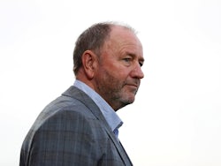Gary Johnson in charge of Cheltenham Town in August 2017