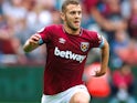 Jack Wilshere in action for West Ham United on August 18, 2018