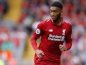 Joe Gomez in action for Liverpool on August 13, 2018
