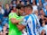 Huddersfield Town captain Jonathan Hogg clashes with Cardiff City midfielder Harry Arter during their Premier League match on August 25, 2018