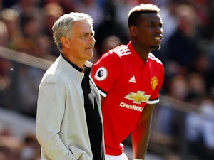 Paul Pogba and Jose Mourinho pictured together on May 13, 2018