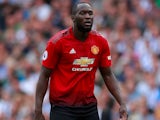 Romelu Lukaku in action for Manchester United on August 19, 2018