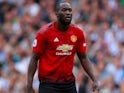 Romelu Lukaku in action for Manchester United on August 19, 2018
