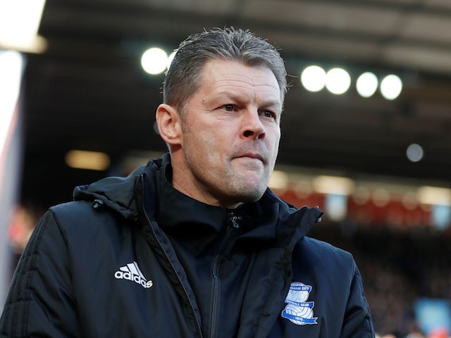 Steve Cotterill in charge of Birmingham City on February 11, 2018