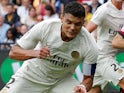 Thiago Silva in action for PSG on August 18, 2018