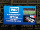 VAR technology in action during the World Cup final on July 15, 2018