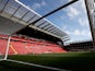 General view inside Liverpool's Anfield from April 2018