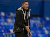 Harry Kewell in charge of Crawley Town in August 2017