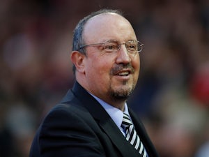 Newcastle United manager Rafael Benitez watches on during his side's EFL Cup clash with Nottingham Forest on August 29, 2018