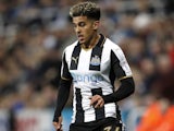 Yasin Ben El-Mhanni in action for Newcastle United in January 2017