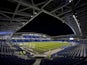 General view of Brighton & Hove Albion's Amex Stadium taken March 2015