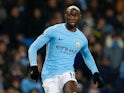 Eliaquim Mangala in action for Man City in December 2017