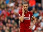 Liverpool captain Jordan Henderson in action during the Premier League clash with Brighton & Hove Albion on August 25, 2018