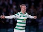 Leigh Griffiths celebrates scoring for Celtic in the Europa League on August 30, 2018