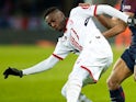 Nicolas Pepe in action for Lille on December 9, 2017