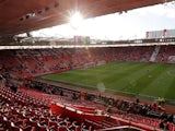 General view of Southampton's St Mary's Stadium taken February 2018