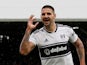 Aleksandar Mitrovic celebrates equalising during the Premier League game between Fulham and Watford on September 22, 2018