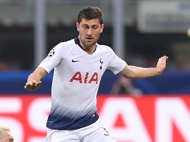Ben Davies in action for Tottenham Hotspur in the Champions League on September 18, 2018