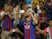 Lionel Messi celebrates scoring a hat-trick against Celtic in September 2016