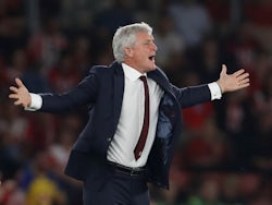Mark Hughes in charge of Southampton on September 17, 2018