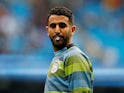 Riyad Mahrez spits in the name of Manchester City on September 15, 2018