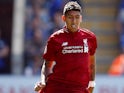 Roberto Firmino in action for Liverpool on September 1, 2018