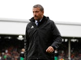 Slavisa Jokanovic watches on during the Premier League game between Fulham and Watford on September 22, 2018