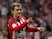 Antoine Griezmann celebrates scoring for Atletico Madrid on September 25, 2018