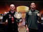 George Groves and Callum Smith pose on September 26, 2018 ahead of their fight