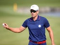 Henrik Stenson in action during day one of the Ryder Cup on September 28, 2018