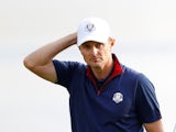Justin Rose in action during day one of the Ryder Cup on September 28, 2018