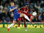 Ross Barkley in action with Naby Keita during the EFL Cup clash between Chelsea and Liverpool on September 26, 2018