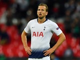 Harry Kane in action for Spurs in the Champions League on October 3, 2018