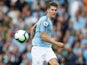 John Stones in action for Manchester City on August 19, 2018