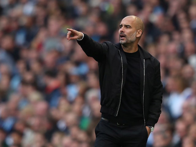 Manchester City manager Pep Guardiola pictured on September 29, 2018