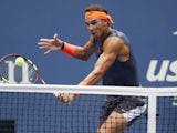 Rafael Nadal in action at the US Open on September 7, 2018
