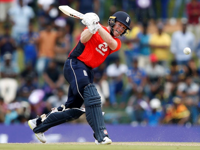 Eoin Morgan in action during the second ODI between Sri Lanka and England on October 13, 2018