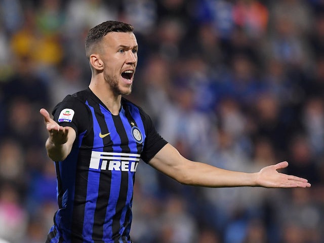 Ivan Perisic in action for Inter Milan on October 7, 2018