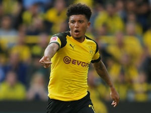Jadon Sancho in action for Borussia Dortmund on October 6, 2018