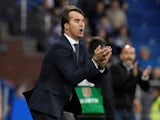 Julen Lopetegui in charge of Real Madrid on October 6, 2018