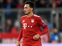 Mats Hummels in action for Bayern Munich on October 2, 2018