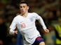 Phil Foden in action for England Under-21s on October 11, 2018
