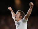 Harry Winks celebrates during the Nations League game between Spain and England on October 15, 2018