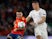 Iago Aspas and Ross Barkley in action during the Nations League game between Spain and England on October 15, 2018