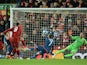 Liverpool forward Roberto Firmino scores the opener for his side during their Champions League clash with Red Star Belgrade on October 24, 2018