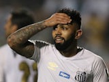 Gabriel Barbosa in action for Santos in the Copa Libertadores on August 29, 2018