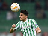 Marc Bartra in action for Real Betis in the Europa League on October 25, 2018