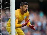 Mathew Ryan in action for Brighton & Hove Albion on September 29, 2018